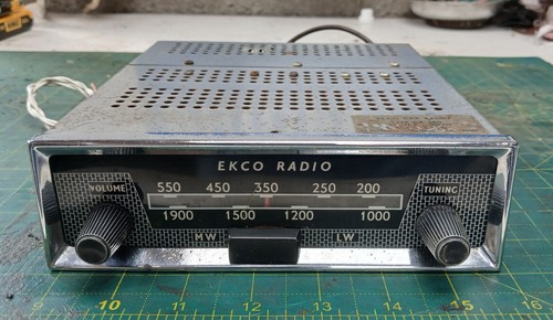 Vintage 1950s ekco car radio - vintage,