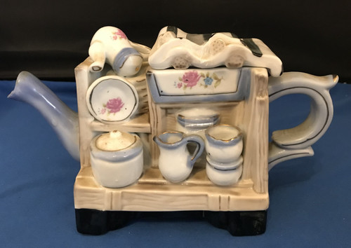 Vintage porcelain teapot - vintage,