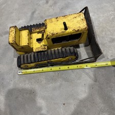 Vintage Tonka Bulldozer with Tracks Bulldozer Metal Toy Pressed Steel