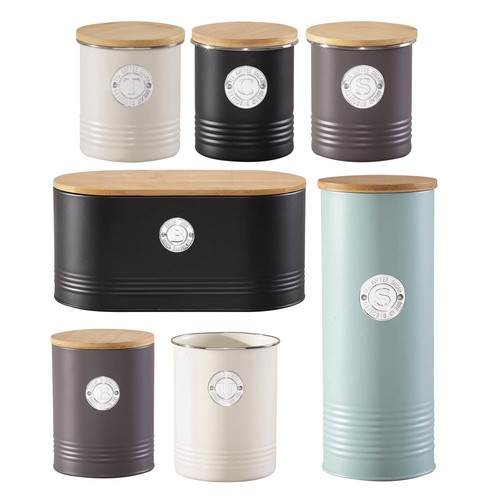 Metal storage tins bread - metal, bin