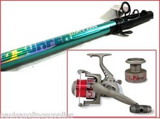 Italian Telescopic Travel Beachcaster / Beach Fishing 13ft Rod & Reel + Line