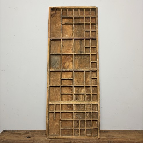 Vintage wooden printers tray - printers,