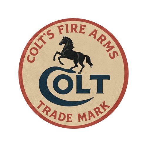Vintage style colt - style, arms