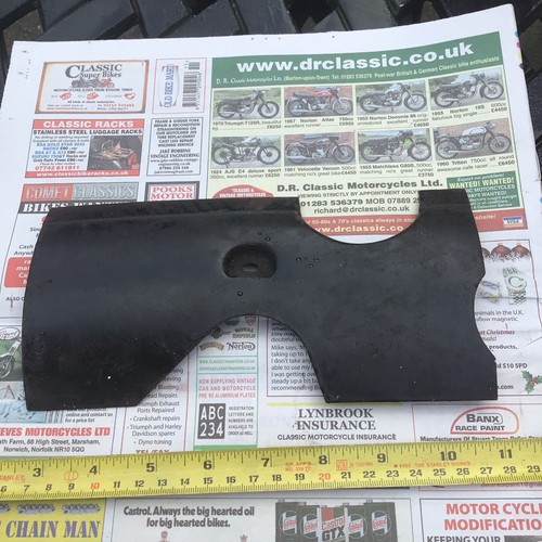 Vintage motorcycle cover plate - vintage,