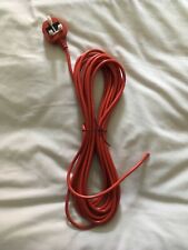 BOSCH, FLYMO, RYOBI LAWNMOWER etc ORANGE CABLE  2 CORE POWER LEAD