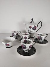 Royal Albert "Masquerade" Pattern Coffee Set For Four