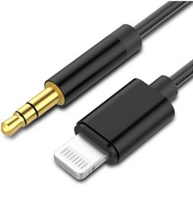 3.5mm Jack AUX Adapter Cable Cord to Car Audio For iPhone 7 8 X XS 11 12 13 14