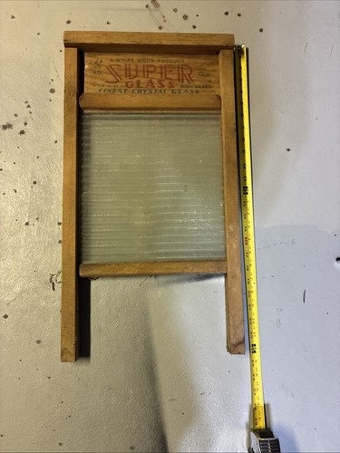 Vintage glass wash - wash, board