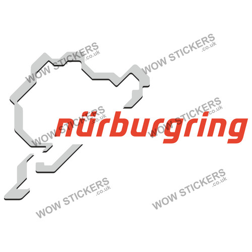 Nurburgring sticker 210x - , 130mm