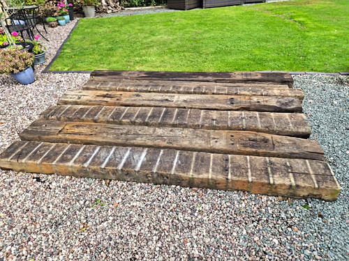 Railway sleepers used - railway, x6