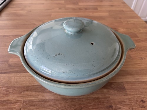 Denby manor green casserole - denby,