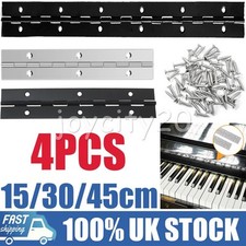 4Pcs Piano Hinge Long Heavy Duty Continuous Hinges Stainless Steel 15/30/45cm