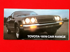 1978 TOYOTA RANGE Sales