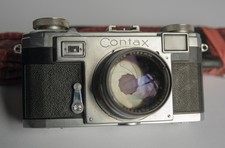 Zeiss Contax IIa 35mm Rangefinder Camera Carl Zeiss Sonnar 50mm F1.5 