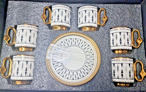 Stunning turkish tea set 6 - turkish,