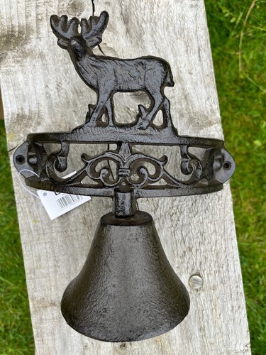 Cast iron bell - iron, wall