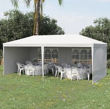6m x 3m Garden Gazebo Marquee Canopy Party Tent Canopy Patio
