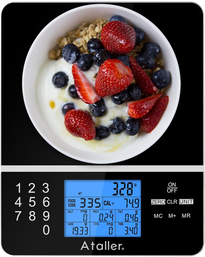 Ataller food scale with - food,