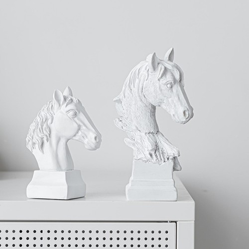 Horse head statue - horse,