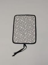 Pair of Rayburn 200 300 400 Hob Lid Mat Pad Hob Cover White Stars Grey Cotton. 