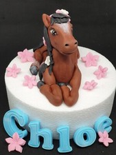 Horse Pony Edible Cake Topper