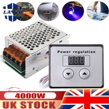 220V 4000W AC SCR Electric Voltage Regulator Dimmer Motor Speed Controller Power