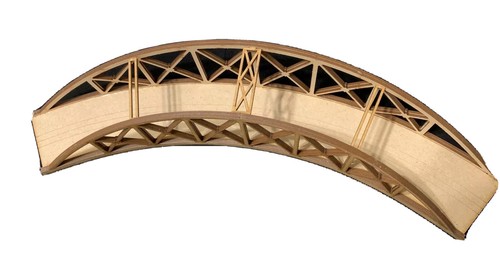Gauge single track curved - oo,
