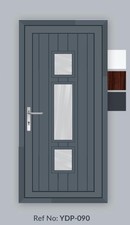 Modern 3 Glass Door Panel