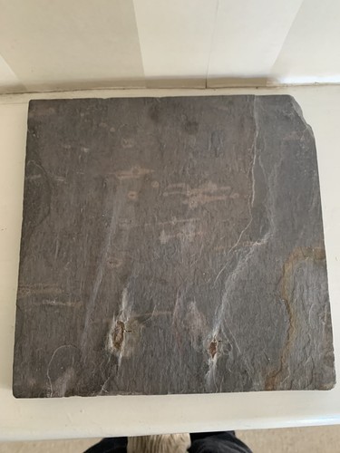 Vintage natural slate trivet - vintage,