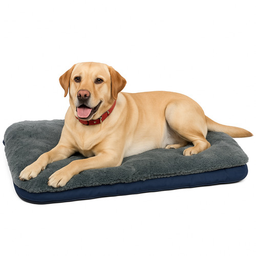 Washable dog bed soft - 2-in-1,
