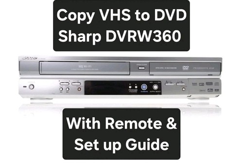 Sharp rw360h vhs - vhs, dvd
