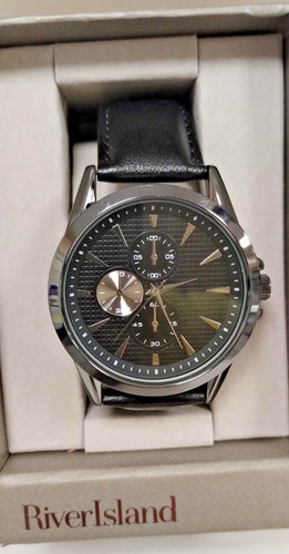 River island black - river, watch