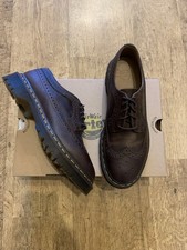 Dr. Martens 3989 Rugged Crazy Horse Brogues Shoes. Size 7 UK. New. Brown Leather