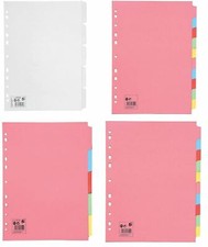 5 Star A4 File Dividers Tabbed