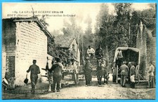 Old postcard: Bouy - Route de Mourmelon-le-Grand / 1919
