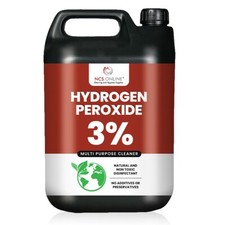 Hydrogen Peroxide 3% Pure Grade 5 Litre H2o2 (5L) Pure and Unstabilised