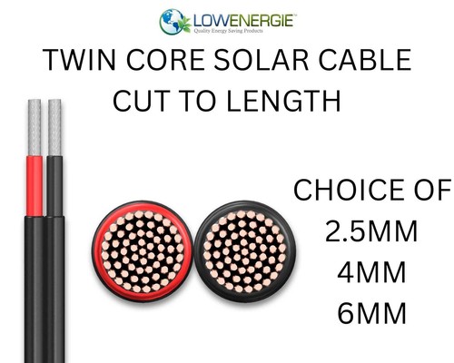 Solar panel cable twin - panel, core