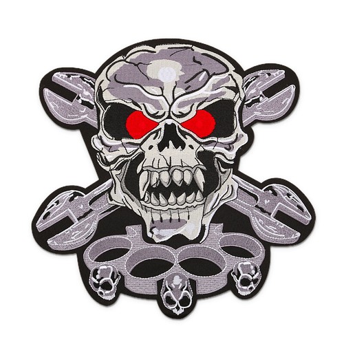 Skull crossed wrenches - skull,