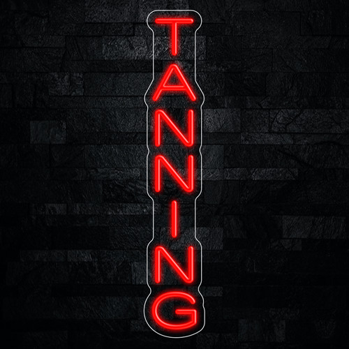 Tanning led neon - led, sign