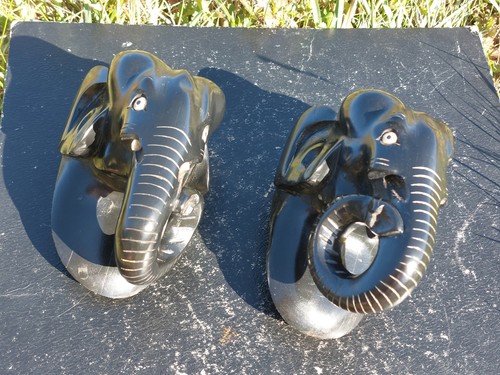Pair antique ceylon - ceylon, ebony
