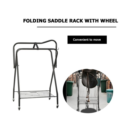 Saddle rack stand folding - rack,