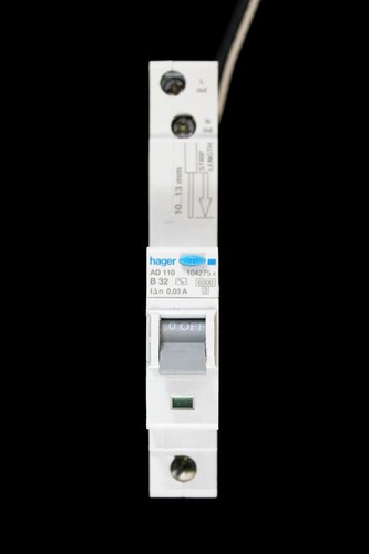 Hager amp curve 6ka - curve, 30ma