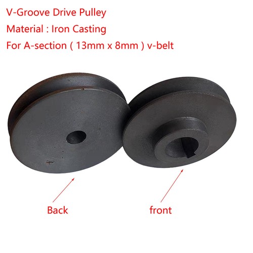 Iron casting groove - iron, v-groove
