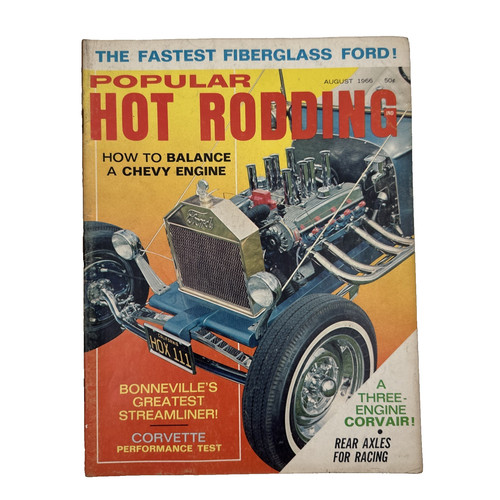 Popular hot rodding magazine - hot,