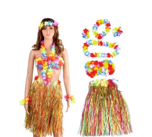 5pcs hawaiian fancy dress hula - 5pcs,