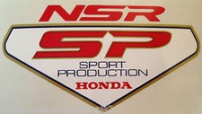 HONDA NSR250 NSR250SP "SPORT PRODUCTION" REAR SEAT DECAL 2