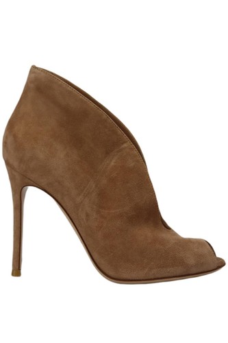 Gianvito rossi suede peep - rossi,