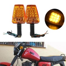 DOT Approve LED Turn Signal Light Indicator Amber Lamp For MZ ETZ 251 Motorcycle