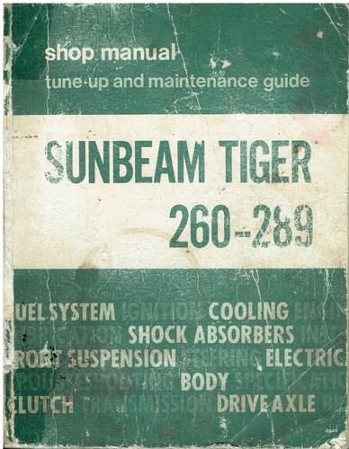 Sunbeam tiger mk1 mk2 260 - tiger, (260