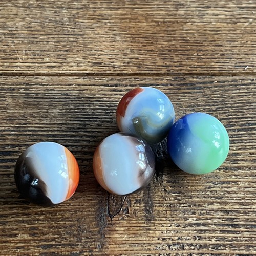 Vitro glass marbles - marbles, x4
